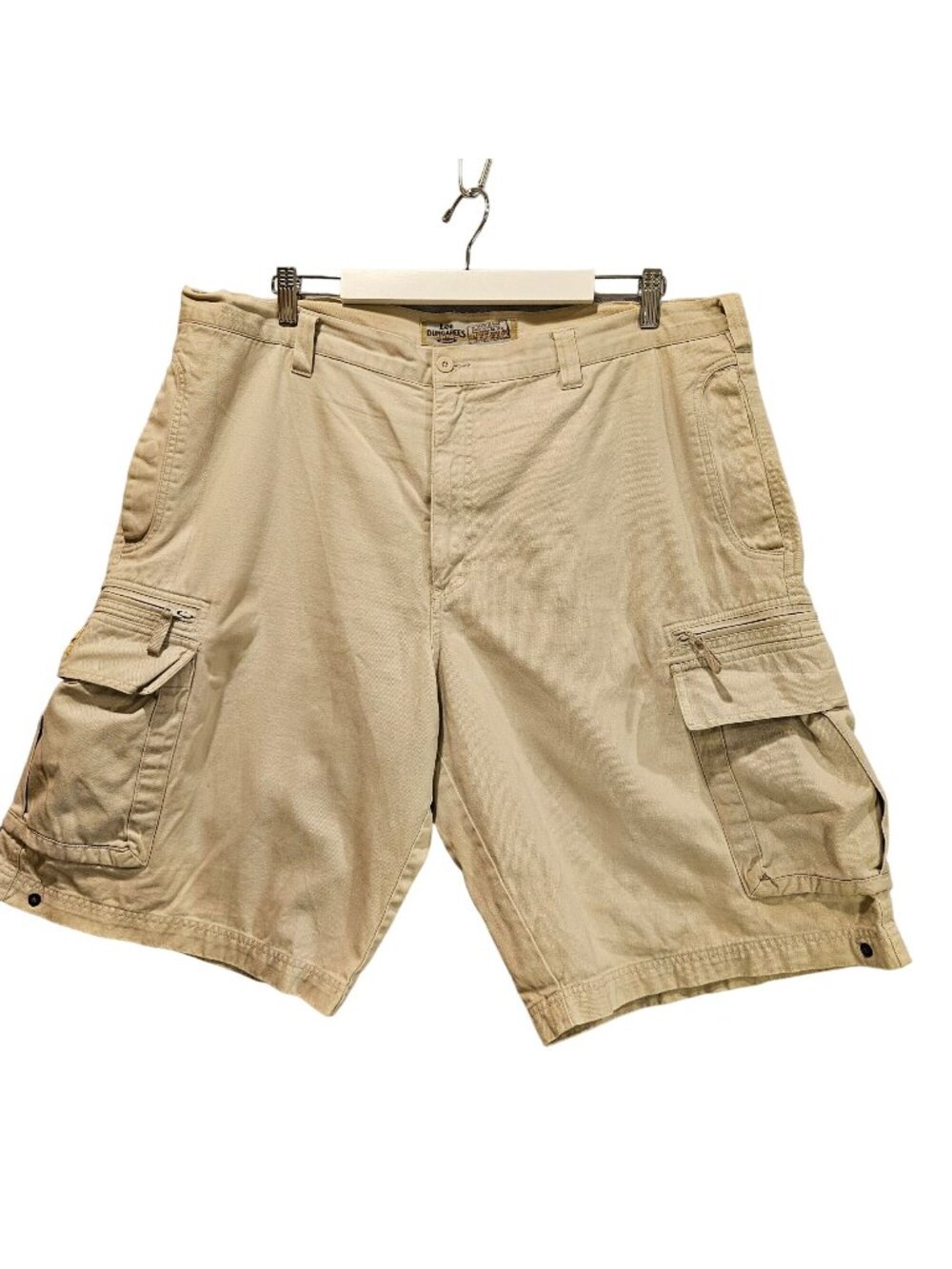 Lee Dungarees Cargo Shorts Mens 40 khaki Tan pocket flaps gorpcore Work hiking